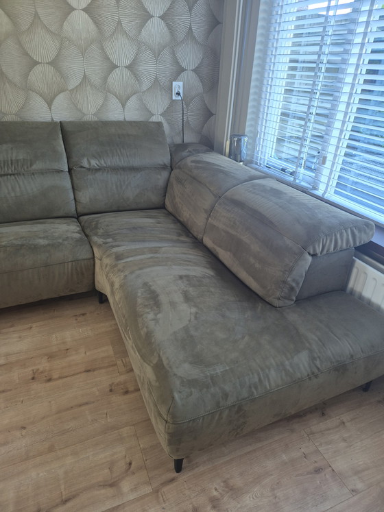 Image 1 of Montel Arizona corner sofa olive