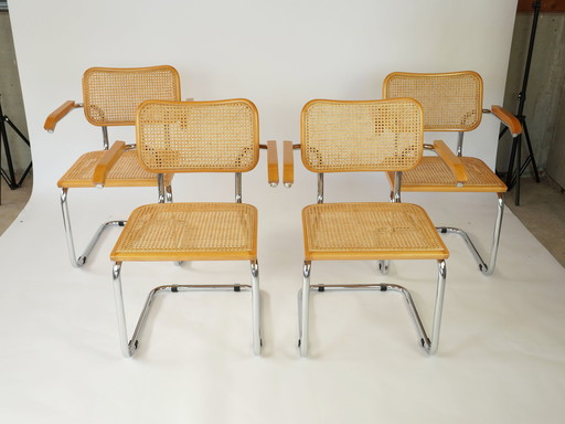 Chaises de salle à manger Style B64 De Marcel Breuer, Lot de 4