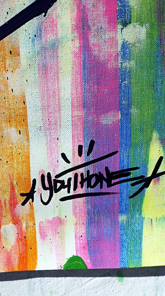 YOUTHONE - Chromatic Flow XXL - Tela d'artista – Dipinti e disegni (photo 6 of 19)