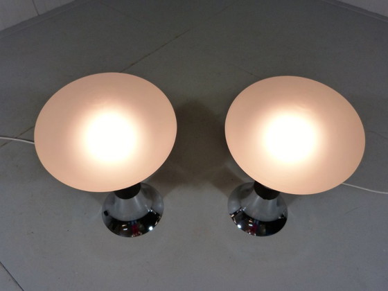 Image 1 of Set of 2 large Space Age table lamps 1960s