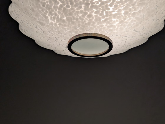 Image 1 of Lámpara de Techo en Cristal de Murano Moteado, Italia, 1960s