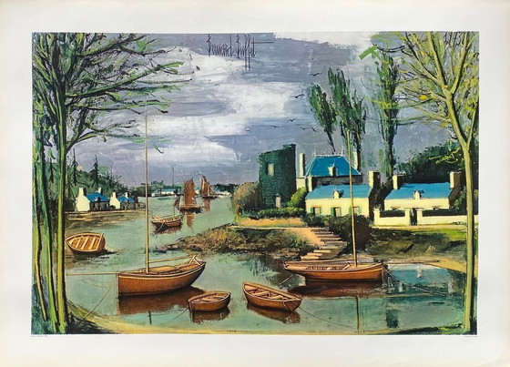 Image 1 of Bernard BUFFET Kleine baai in Bretagne poster 1973
