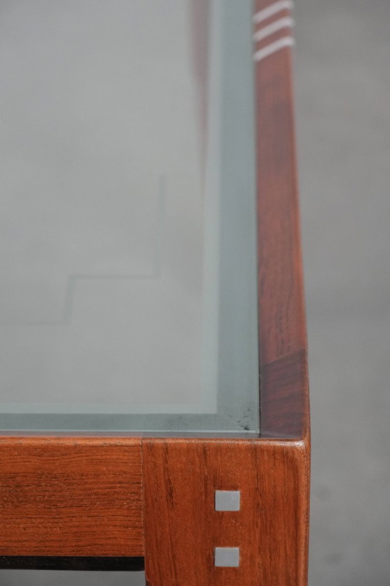 Image 1 of Mesa de centro de diseño Art Déco de Schuitema de la serie Decoforma con tablero de cristal