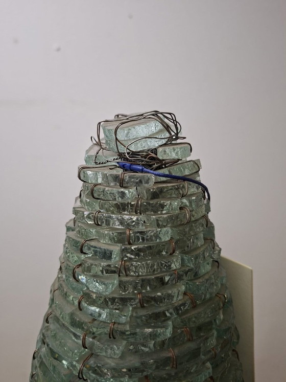 Image 1 of Vintage Tao Tesserine design lamp set 60s/70s