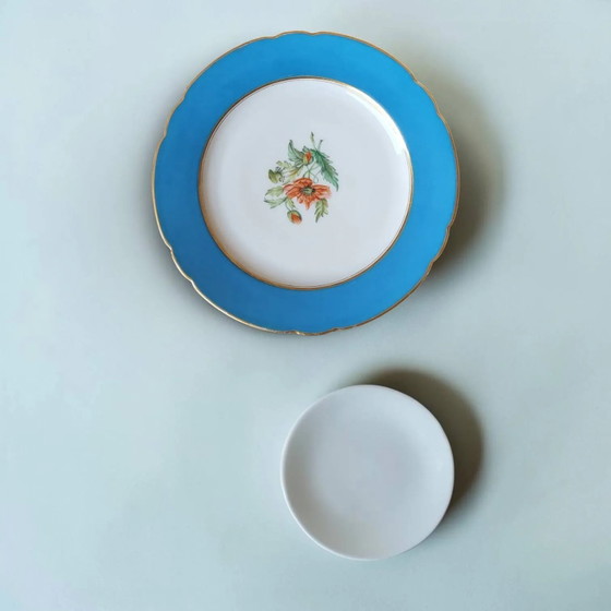 6 dessert plates in porcelain Old Paris 19th century – Crockery, Vintage (photo 22 of 28)