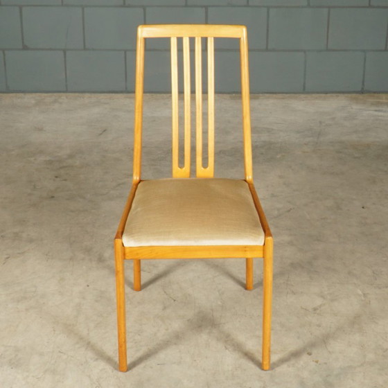 Juego de 6 sillas de comedor – Lübke – década de 1970 – interlübke, Textile, Vintage (photo 11 of 14)