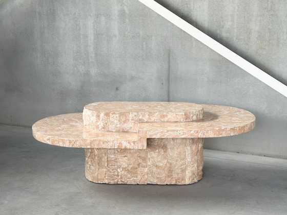 Vintage mactanstone salontafel jaren 80 – Steen (photo 5 of 7)