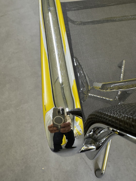 Image 1 of Vitra Eames EA108 Swivel Chrome Netweave