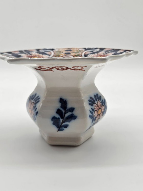 Coppia di sputacchiere 'Kwispedoor' Makkum – Antiche & Vintage (Pittore J. Visser) – Oggetti decorativi (photo 6 of 10)