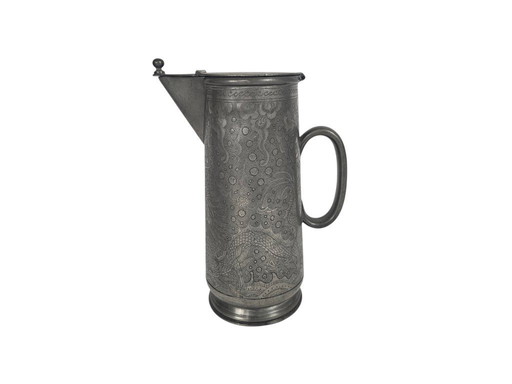 Jarra de peltre Kut Hing Swatow - China - Jarra con pico - Jarra para verter - Peltre - 1890/1900