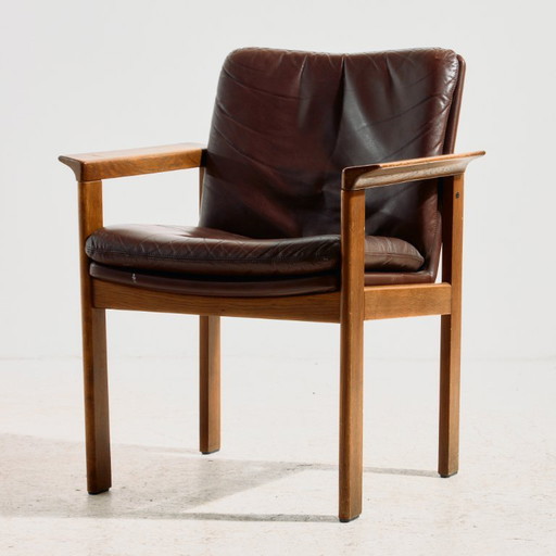 Poltrona MK10986 in quercia di Laszlo Mazák per Wiesner-Hager – fauteuils, Wood (photo 2 of 23)