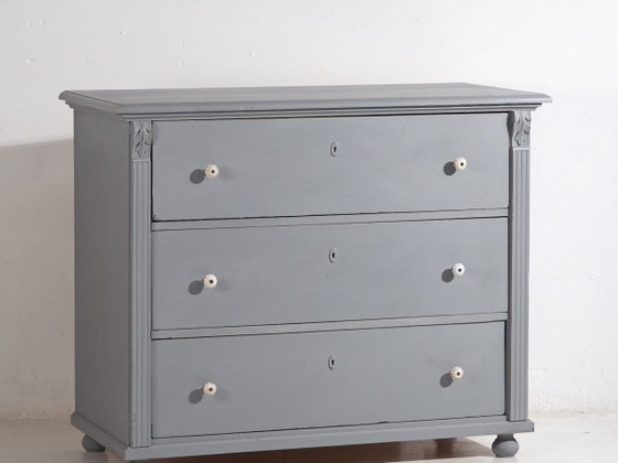 Antique gray chest of drawers (c.1920) #19 (photo 2 of 10)