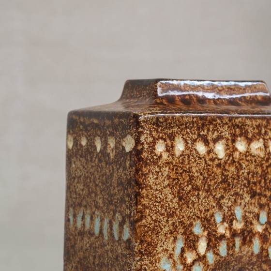 Image 1 of Paar Keramikurnen oder -vasen der Marke „Zsolnay“ aus der Mitte des 20. Jahrhunderts