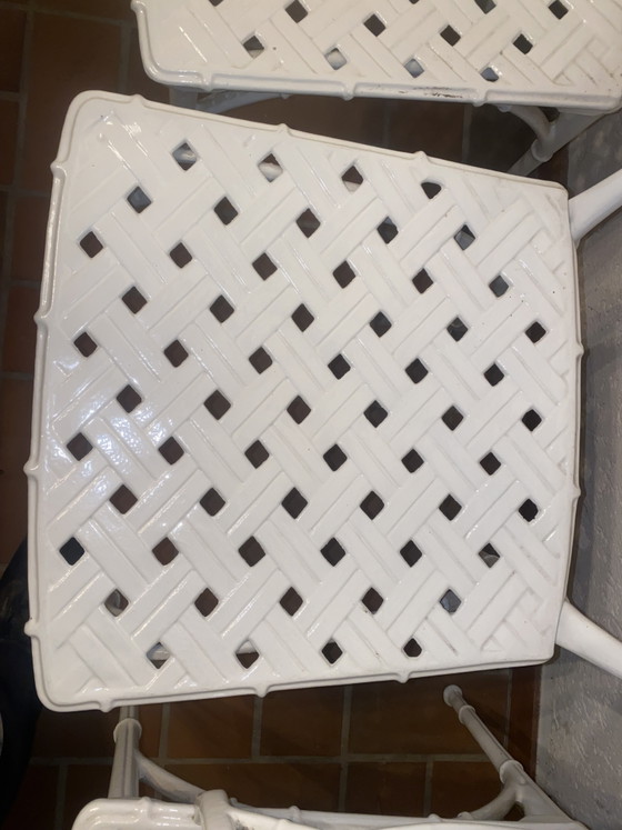 Image 1 of Bruine Jordan Calcutta eettafel van imitatiebamboe, tuinmeubilair