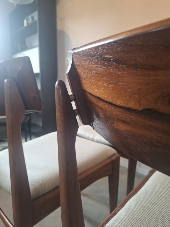 Image 1 of 4 chaises de salle à manger awa louis van teeffelen