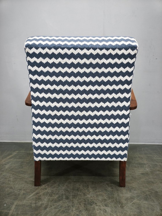 Image 1 of Jindřich Halabala Art Deco Lounge Chair, Tschechoslowakei, 1940er Jahre