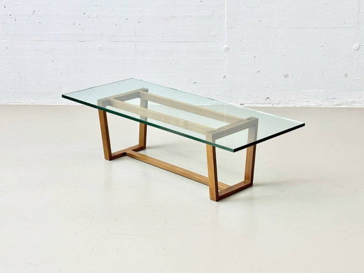 Table basse simple au design épuré, années 70
