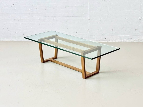 Image 1 of Eenvoudige salontafel in een strak ontwerp, jaren 70