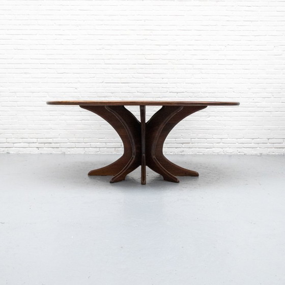 Image 1 of Marc Van Rampelberg Muninga Wood Dining Room Set anni '80