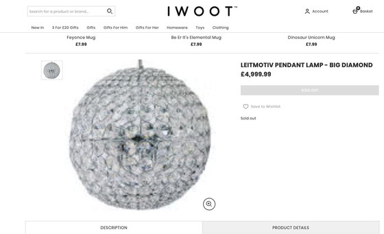 Image 1 of Leitmotiv Big Diamond XL