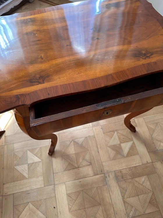 Biedermeier Table – Wood, Brass (photo 14 of 16)