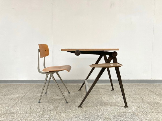 Image 1 of Tavolo da disegno e sedia Friso Kramer/Wim Rietveld dal design vintage