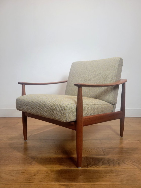 Image 1 of Fauteuil vintage en teck de Carl Straub, 1960