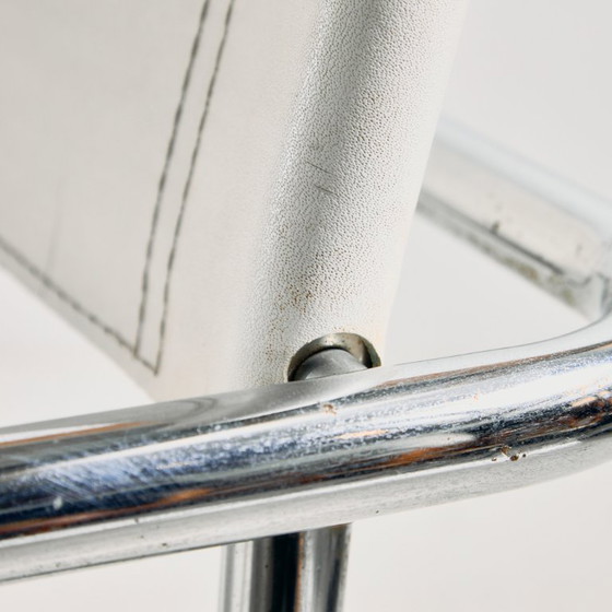 MK10280 Bauhaus Style Tubular Bar Stool – Metal (photo 9 of 17)
