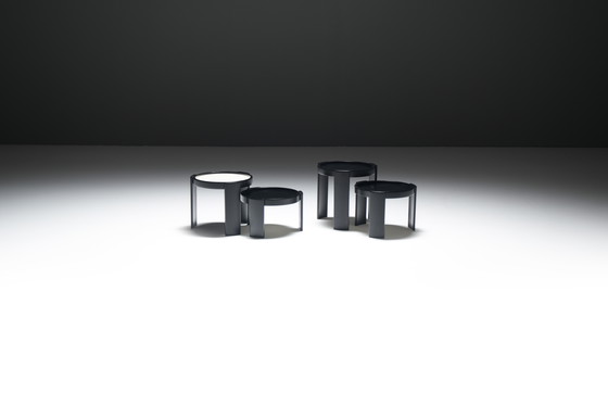 Image 1 of Tables gigognes "780" en édition limitée par Gianfranco Frattini pour Cassina Italy