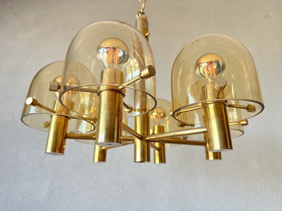 Image 1 of Vintage Amberkleurige Hanglamp