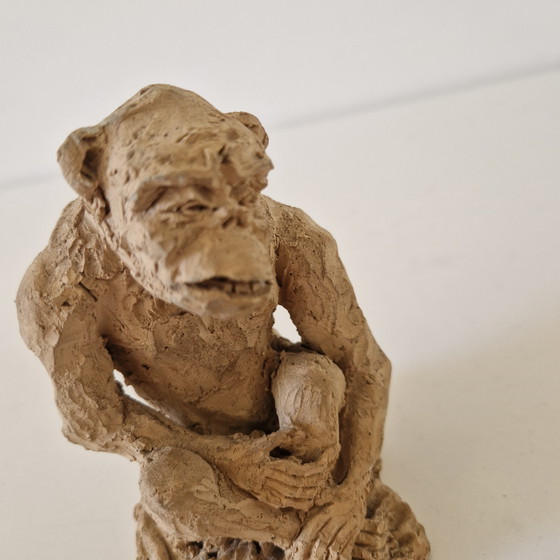 Image 1 of C Evers Vintage Sculpture Statue Monkey
