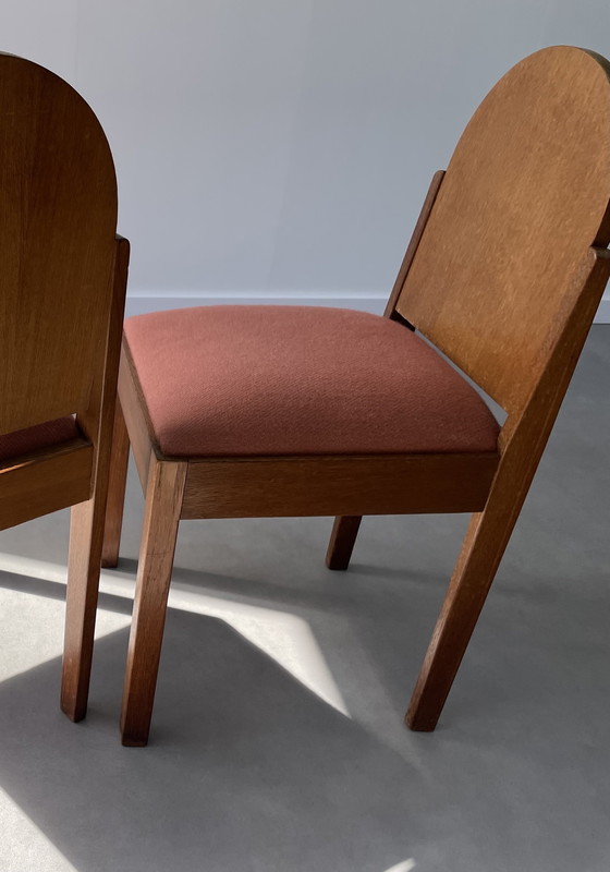 Image 1 of Chaises de l'École d'Amsterdam, Pays-Bas, années 1920