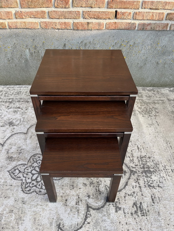 Image 1 of Mid Century Mini Set Nest Tafel Set