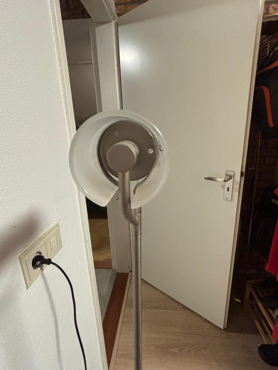 Set of 2 vintage design Floor lights (10-2003), Metal, Grey (photo 3 of 6)
