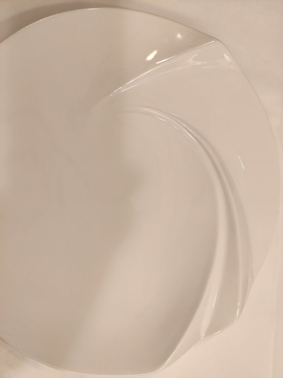 JHM Ceramica, 8 Large White Plates and 4 White Bowls – Crockery (photo 13 of 15)