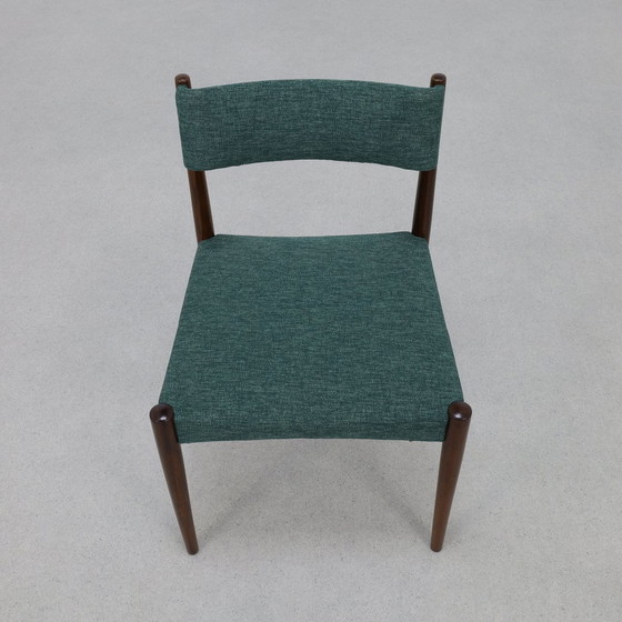 Image 1 of 4X Vintage Eetkamerstoelen, 1960S Nieuw Gestoffeerd