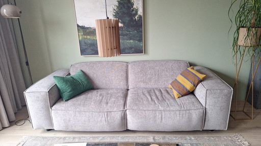 Grijs beige 3 zitsbank