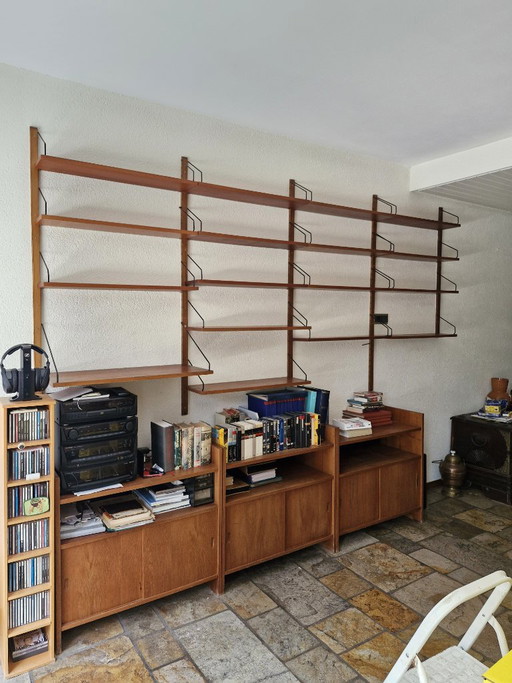 Vintage Teak Wandmeubel – Poul Cadovius 'Royal System' – wandkast, Wood