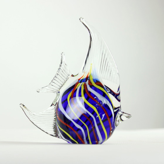Image 1 of Statue de poisson en verre, Tchécoslovaquie, années 1960