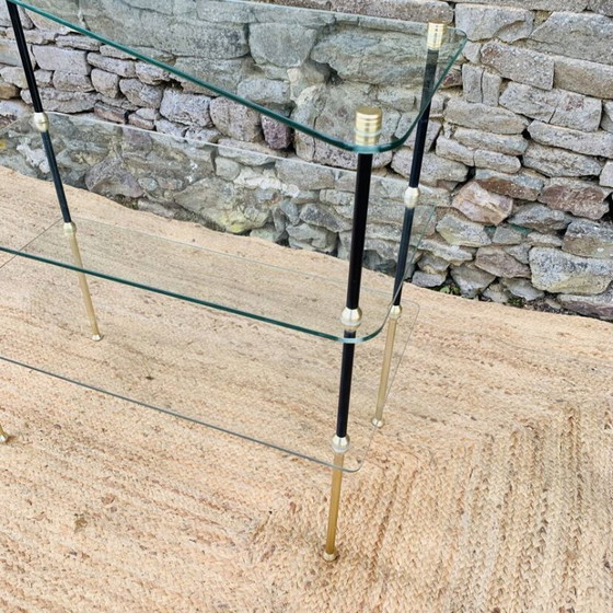 Image 1 of Mensola in vetro vintage degli anni '50/'60