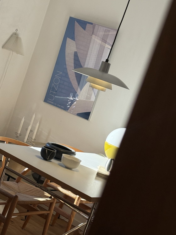 Image 1 of Zeldzame Vintage Limited Louis Poulsen PH 4/3 ontwerp van Poul Henningsen in ruw aluminium