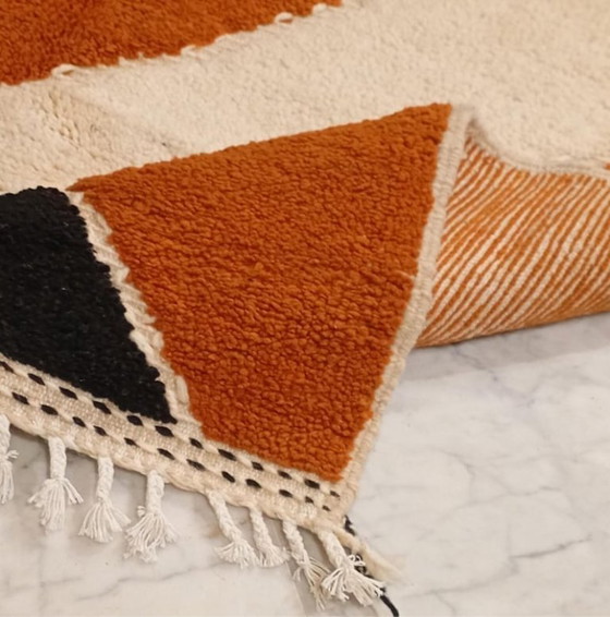 Grand Tapis Bérbere Ambachtelijk 400cmx300cm – Vloerkleden en tapijten, Cotton (photo 8 of 8)