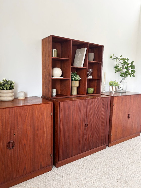 Image 1 of Teak bookcase Peter Hvidt and Orla Mølgaard Nielsen 50's