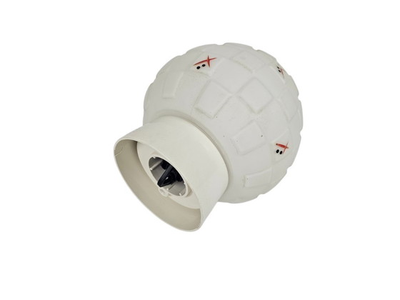 Image 1 of Philips - Space Age - vetro satinato - lampada da soffitto - Olanda - anni '50
