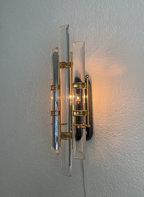 Image 1 of Appliques murales vintage Venini style Hollywood Regency