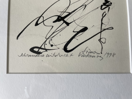 Image 1 of Simon Vinkenoog sus bocetos al óleo Shrewd subterfuge y En Exil