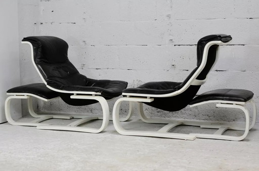 2x Fauteuils en Ottombans Nelo Zweden