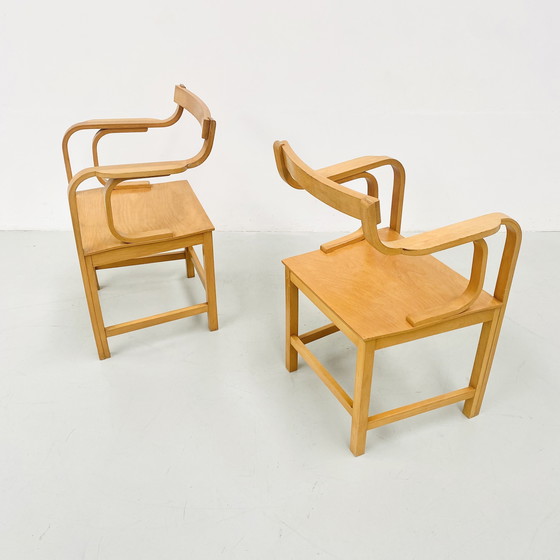 Image 1 of Sperrholzsessel aus Buche von Enraf Nonius Delft, 1970er