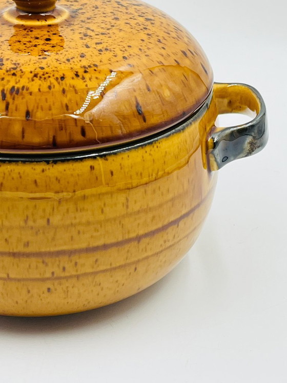 Image 1 of Boch La Louvière vintage keramische terrine met Palma-patroon