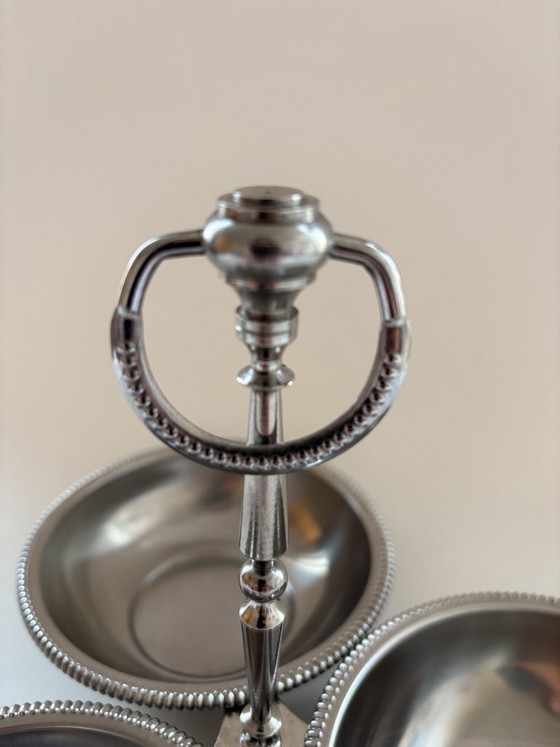 Image 1 of Serveur trois bols vintage Jean Couzon